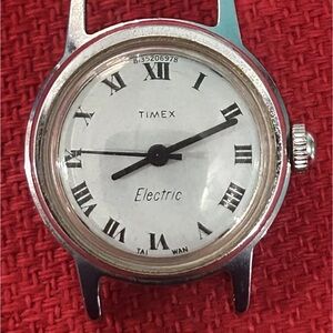Vintage Timex Electric Women's Watch Taiwan White Dial 8135206978 RARE!